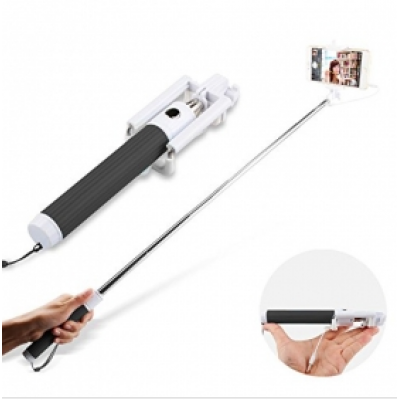 Selfie Stick, Nalanda Extendable Monopod With Universal Adjustable Phone Holder and Built-in Remote Shutter